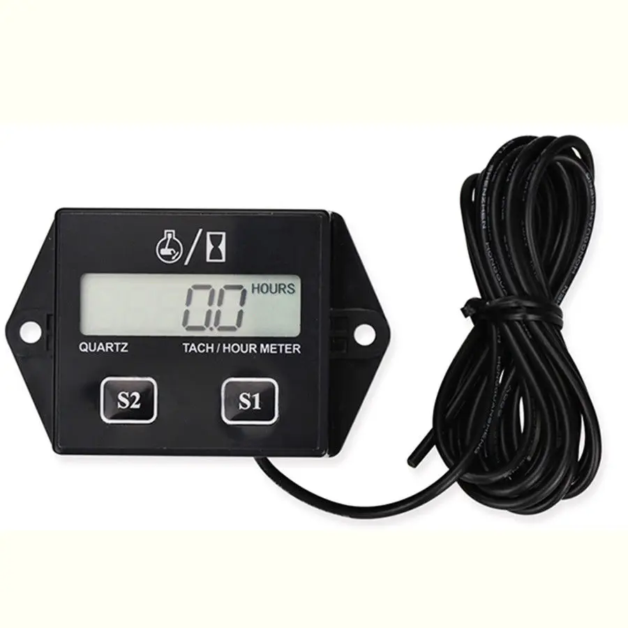 Digital Engine Tach Hour Meter Tachometer Gauge Engine Inductive LCD Display For Motorcycle Motor Marine Chainsaw Pit Bike Boat
Digital Engine Tach Hour Meter Tachometer Gauge Engine Inductive LCD Display For Motorcycle Motor Marine Chainsaw Pit Bike Boat