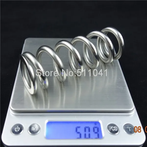 

Titanium Spring for Bike Rear Shock,Grade 5 Titanium Spring 550lbx3.0"x165mm with 36 mm inner diameter, Paypal is available