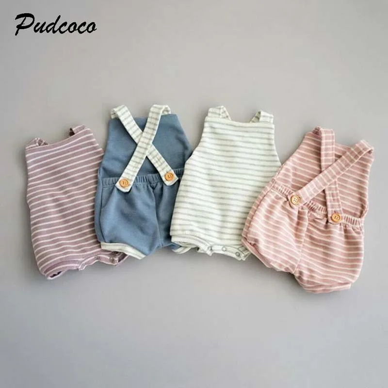 2019 Brand Newborn Kids Baby Girl Boy Summer Stripe Romper Casual Cotton Striped Backless Jumpsuit Outfit Baby Clothes 0-3Y
2019 Brand Newborn Kids Baby Girl Boy Summer Stripe Romper Casual Cotton Striped Backless Jumpsuit Outfit Baby Clothes 0-3Y