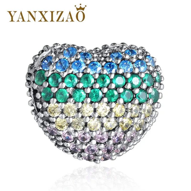 Yanxizao Multiple Colour Sparkling Love Beads 925 Silver Charm Bead Fit Pandora Bracelet Bead Originals Jewelry DIY Making Gw519
Yanxizao Multiple Colour Sparkling Love Beads 925 Silver Charm Bead Fit Pandora Bracelet Bead Originals Jewelry DIY Making Gw519
