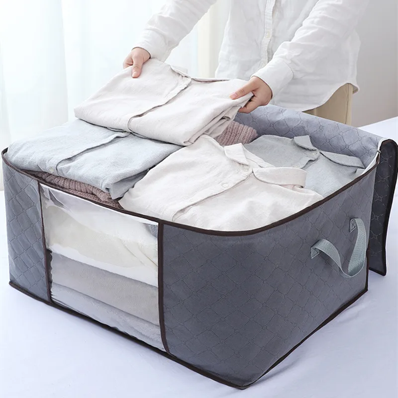 Foldable Storage Bag Clothes Blanket Quilt Closet Sweater Organizer Box Pouche A Non-woven Fabric Portable Bag Holder Organize
Foldable Storage Bag Clothes Blanket Quilt Closet Sweater Organizer Box Pouche A Non-woven Fabric Portable Bag Holder Organize