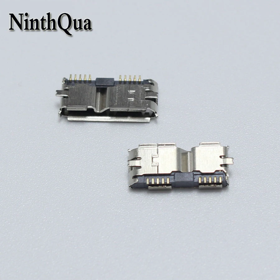 5pcs MICRO USB 3.0 10P Female Plug Jack SMT Mobile Hard Disk Interface Connector 2 Fixed Pins Plate Inserted Socket
5pcs MICRO USB 3.0 10P Female Plug Jack SMT Mobile Hard Disk Interface Connector 2 Fixed Pins Plate Inserted Socket