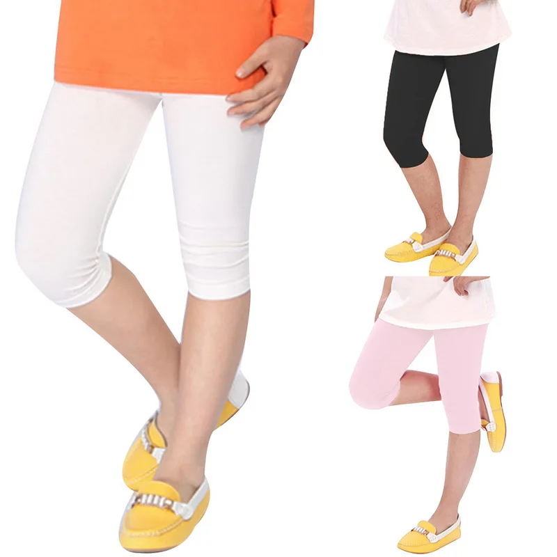 Summer Girls Solid Color Modal 7 Points Leggings Elastic Waist Skinny Pencil Pants 3-7 years Girl Clothes D20
Summer Girls Solid Color Modal 7 Points Leggings Elastic Waist Skinny Pencil Pants 3-7 years Girl Clothes D20