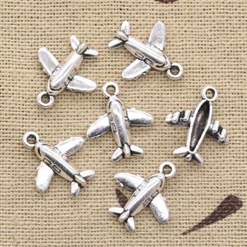 20pcs Charms Lover Plane Airplane 15x14mm Antique Making Pendant fit,Vintage Tibetan Silver color,DIY Handmade Jewelry
20pcs Charms Lover Plane Airplane 15x14mm Antique Making Pendant fit,Vintage Tibetan Silver color,DIY Handmade Jewelry