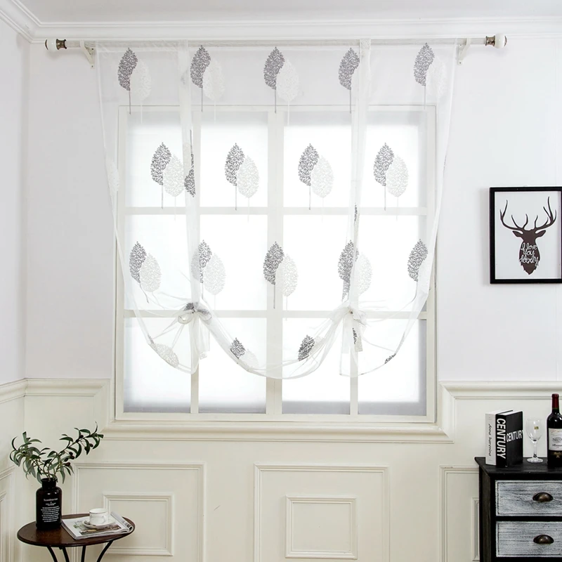 Two-tone Eucalyptus Sheer Floral Design Kitchen short kitchen Curtains Roman Blinds Door Modern Tulle Fabrics Valance
Two-tone Eucalyptus Sheer Floral Design Kitchen short kitchen Curtains Roman Blinds Door Modern Tulle Fabrics Valance