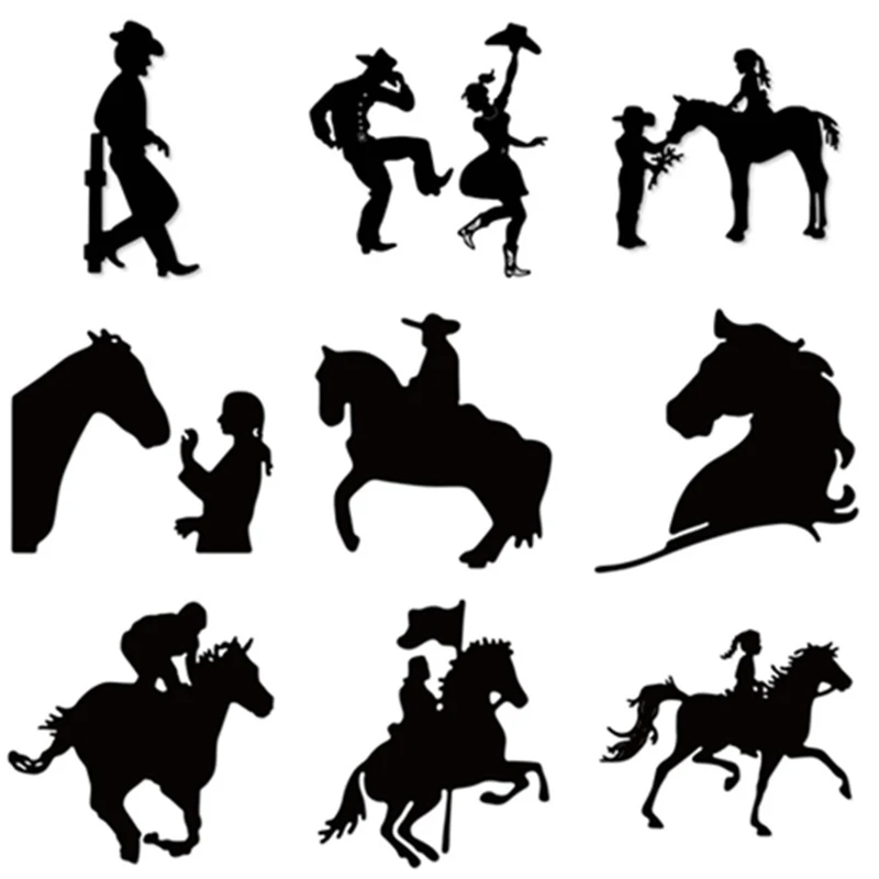 Hemere Cowboy Horse Metal Cutting Dies for Making Decorative Scrapbooking DIY Paper Photo Card Embossing Die Cuts
Hemere Cowboy Horse Metal Cutting Dies for Making Decorative Scrapbooking DIY Paper Photo Card Embossing Die Cuts