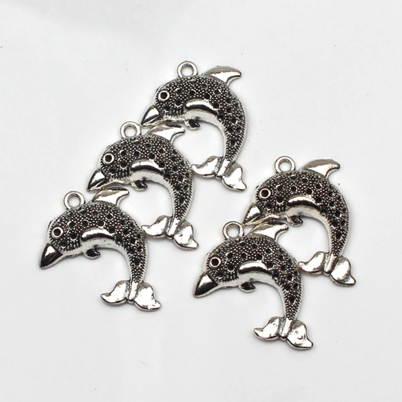 5pcs Charms dolphin ocean sea 33*26mm Antique Tibetan Silver Pendant Finding Accessories DIY Vintage bracelet Necklace Handmade
5pcs Charms dolphin ocean sea 33*26mm Antique Tibetan Silver Pendant Finding Accessories DIY Vintage bracelet Necklace Handmade