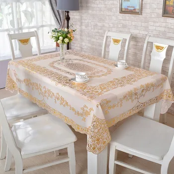 Europe Bronzing PVC Table Cloth Oilproof Waterproof Disposable Plastic Tea Cloth Dining Tablecloth Gold Silver Rectangular
Europe Bronzing PVC Table Cloth Oilproof Waterproof Disposable Plastic Tea Cloth Dining Tablecloth Gold Silver Rectangular