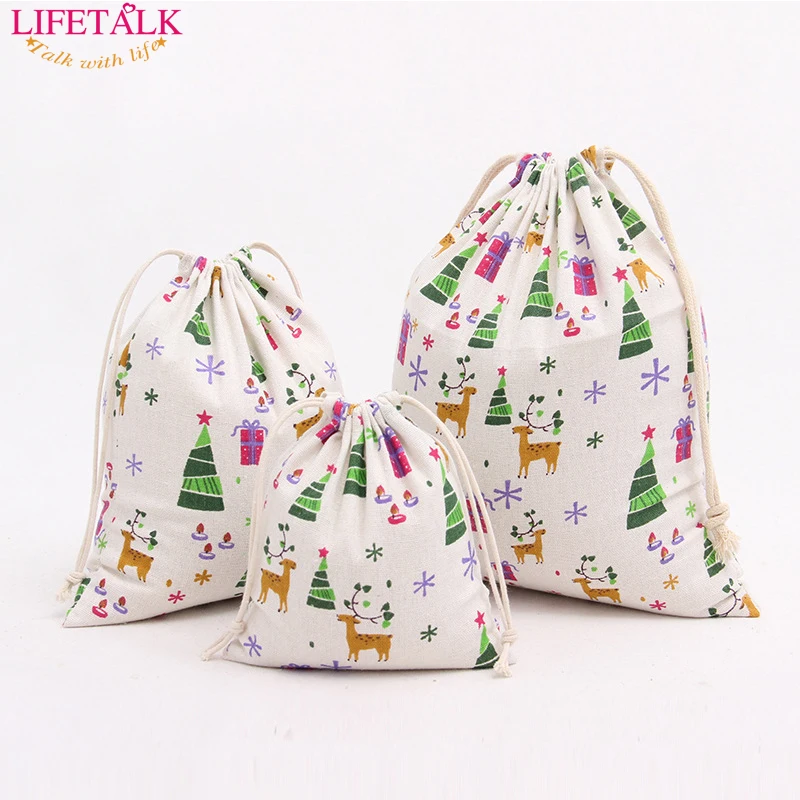 3PCS/SET Free Shipping Fashion Cotton Fabric Drawstring Bag Home Decorating Gift Organizer Christmas Candy Gift Storage Bags
3PCS/SET Free Shipping Fashion Cotton Fabric Drawstring Bag Home Decorating Gift Organizer Christmas Candy Gift Storage Bags