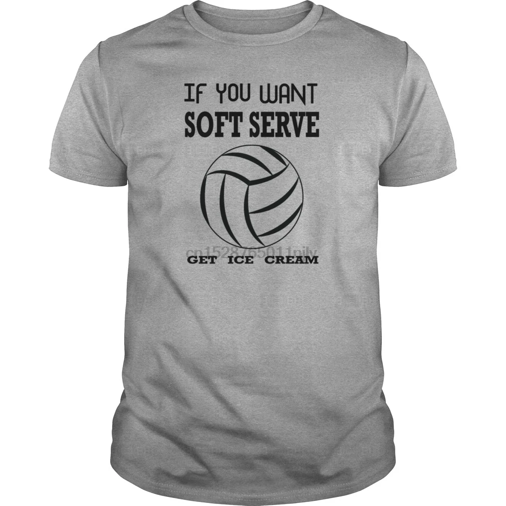 Men tshirt Short sleeve If U Want Soft Serve Get Icecream Volleyball - Men's T-Shirt cool tee tops Women t-shirt
Men tshirt Short sleeve If U Want Soft Serve Get Icecream Volleyball - Men's T-Shirt cool tee tops Women t-shirt