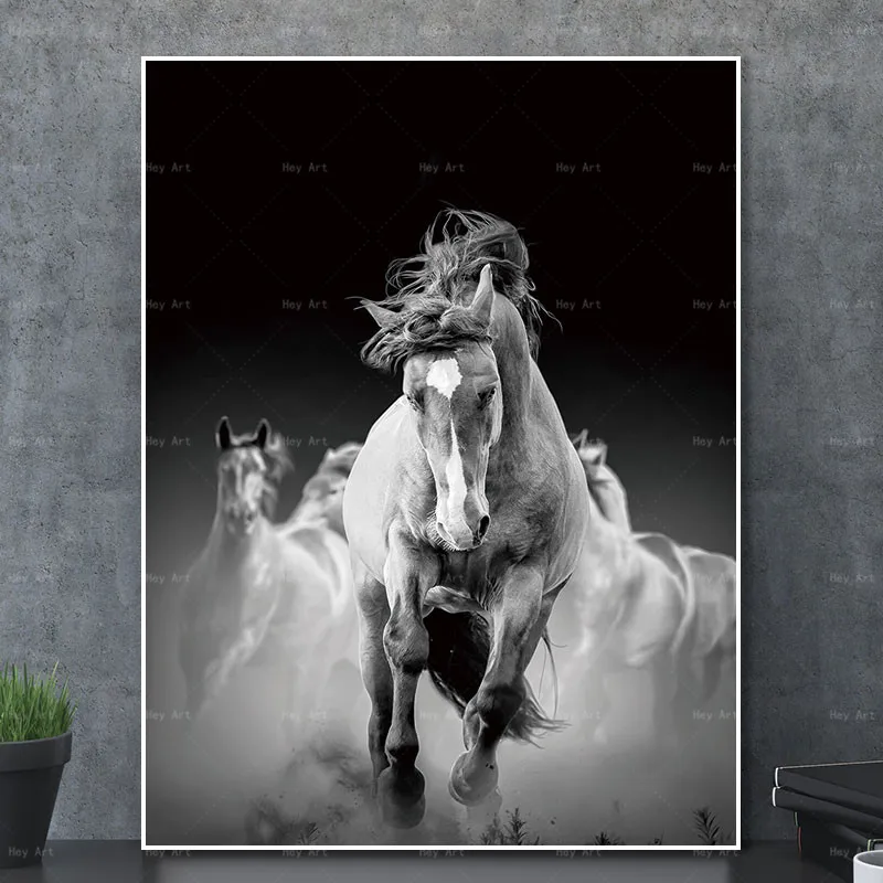 Horse canvas painting wall art picture print animal poster Frameless printing decorative pictuers for living rooms
Horse canvas painting wall art picture print animal poster Frameless printing decorative pictuers for living rooms