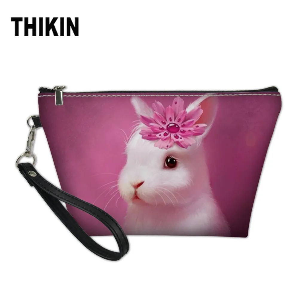 THIKIN Cute Rabbit Print Girls Makeup Bags Female Storage Make Up Case Travel Cosmetic Bag for Women Custom Toiletries Organizer
THIKIN Cute Rabbit Print Girls Makeup Bags Female Storage Make Up Case Travel Cosmetic Bag for Women Custom Toiletries Organizer