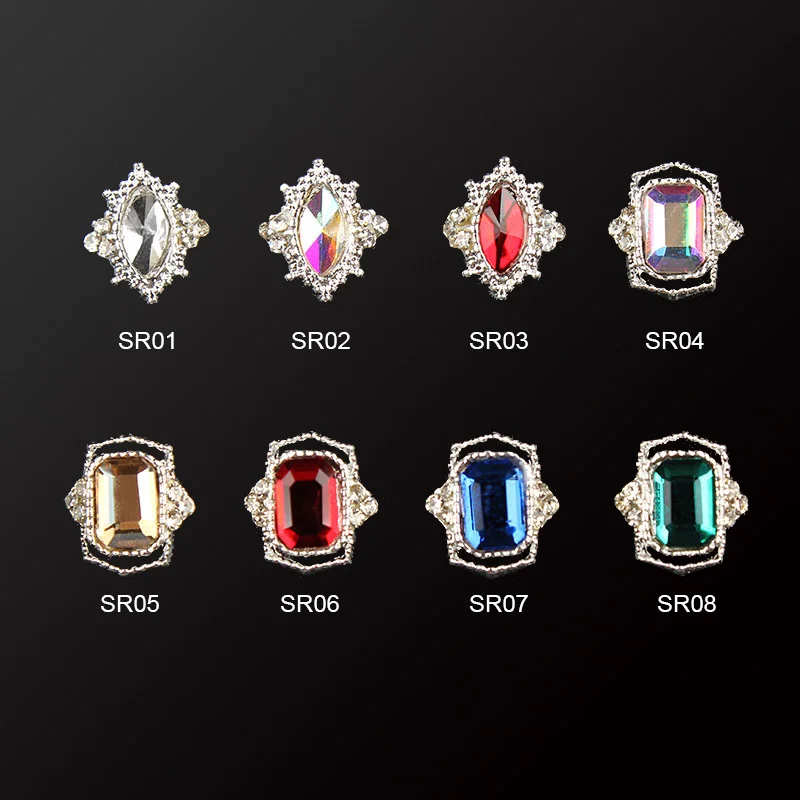 High-grade nail art rhinestone alloy inlaid crystal DIY charm 3D metal jewelry design 20pcs/50pcs for nail decoration products
High-grade nail art rhinestone alloy inlaid crystal DIY charm 3D metal jewelry design 20pcs/50pcs for nail decoration products