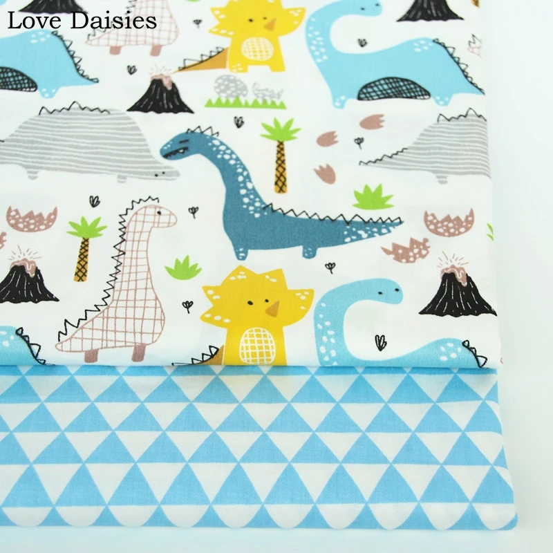 100% cotton twill cartoon blue grey yellow big dinosaur palm trees tri angle fabrics for DIY kids bedding sheet handwork decor
100% cotton twill cartoon blue grey yellow big dinosaur palm trees tri angle fabrics for DIY kids bedding sheet handwork decor