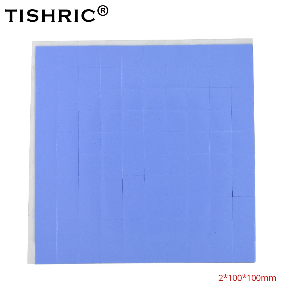 TISHRIC 2018 High Performance GPU CPU Heatsink Cooling Cooler Conductive Silicone Pad Thermal Pad 2mm
TISHRIC 2018 High Performance GPU CPU Heatsink Cooling Cooler Conductive Silicone Pad Thermal Pad 2mm