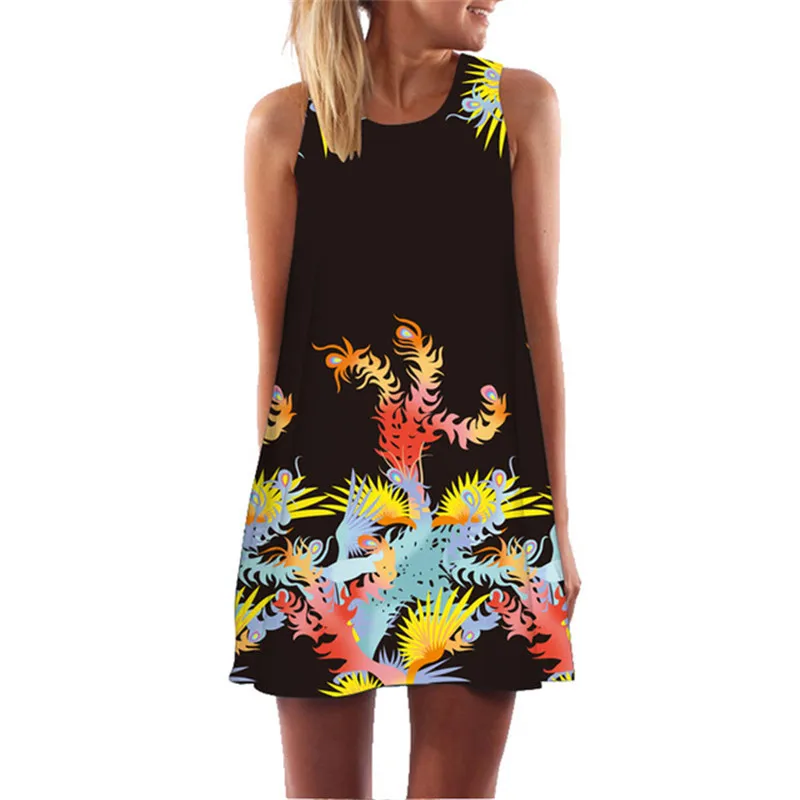 Liumaohua 2019 Fashion Summer Dress Women 3D Floral Print Short Dress Sleeveless Boho Short Beach Dress Sundress Dresses A-520
Liumaohua 2019 Fashion Summer Dress Women 3D Floral Print Short Dress Sleeveless Boho Short Beach Dress Sundress Dresses A-520
