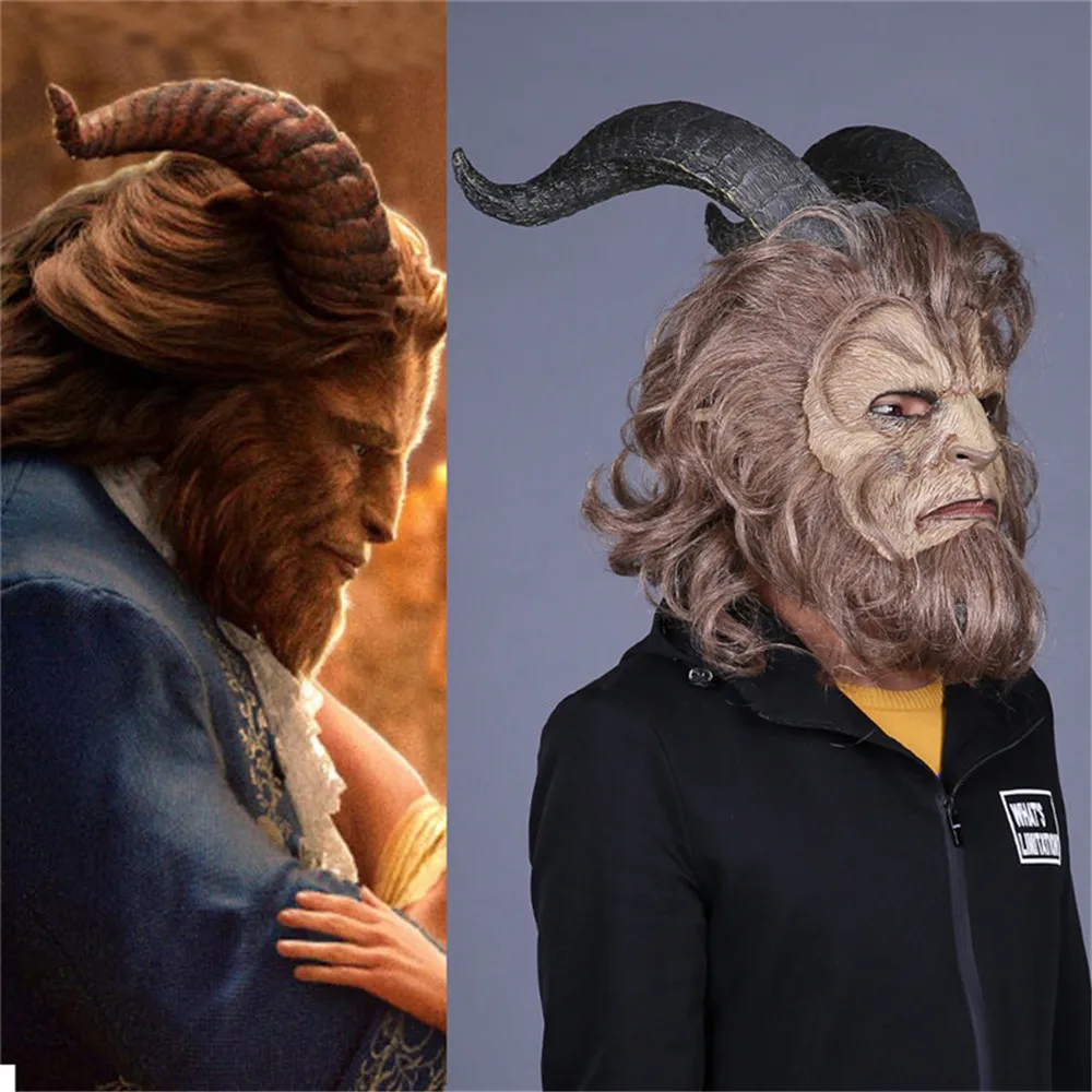 2018 Purim Hot Movie Beauty and the Beast Adam Beast Prince Mask Cosplay Horror Mask Latex Lion Helmet Halloween adult/men Party
2018 Purim Hot Movie Beauty and the Beast Adam Beast Prince Mask Cosplay Horror Mask Latex Lion Helmet Halloween adult/men Party