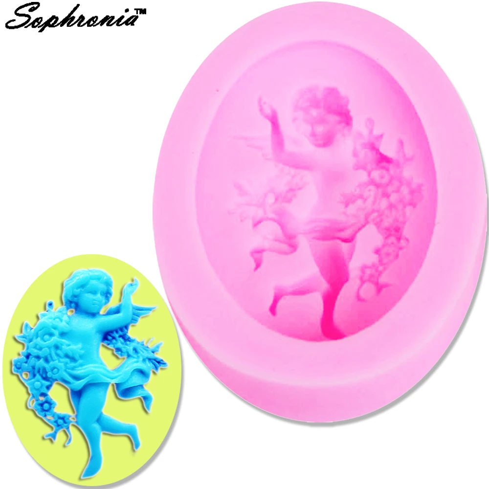 1 шт. силиконовая форма для украшений в виде крыльев Ангела|silicone mould|angel girlfondant cake |