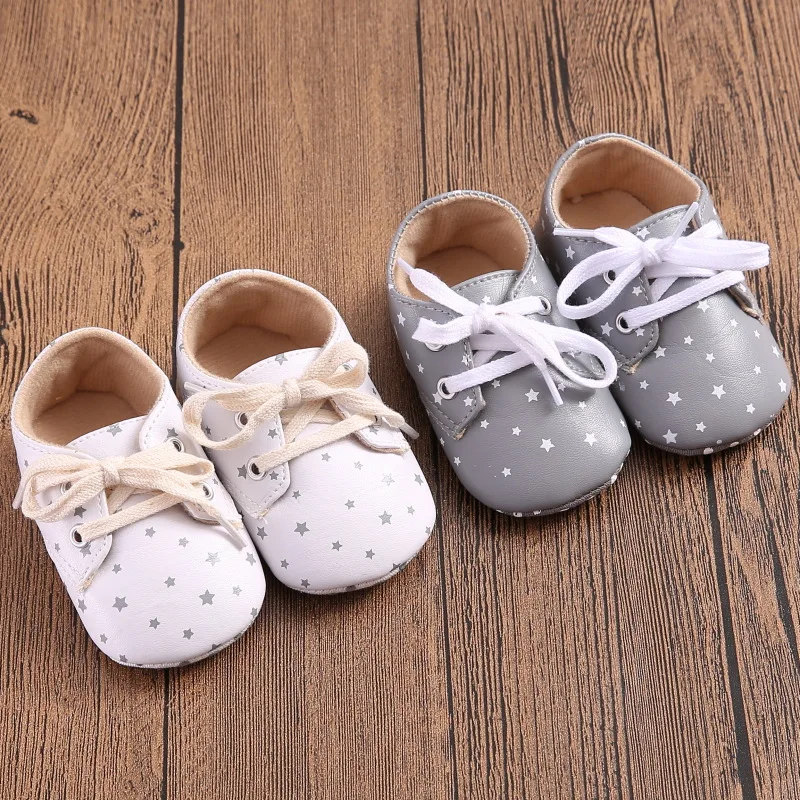 Hongteya Leisure PU Leather Newborn Baby Girl Boy Kids First Walkers Crib Infant Babe Star Pattern Handsome Retro Shoes Boots 
Hongteya Leisure PU Leather Newborn Baby Girl Boy Kids First Walkers Crib Infant Babe Star Pattern Handsome Retro Shoes Boots