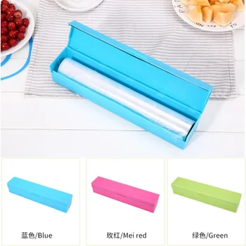 60pcs/lot New Plastic Kitchen Foil And Cling Film Wrap Dispenser Cutter Storage Holder 3 Color
60pcs/lot New Plastic Kitchen Foil And Cling Film Wrap Dispenser Cutter Storage Holder 3 Color