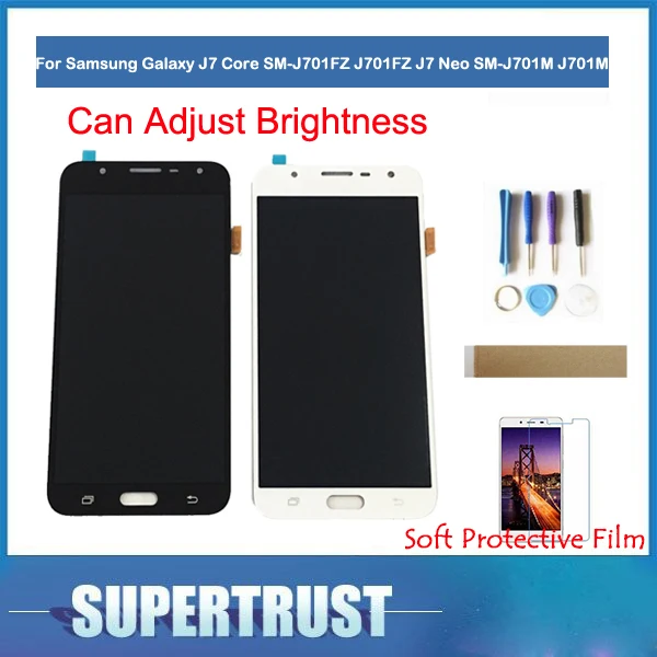 Can Adjust Brightness For Samsung Galaxy J7 J701 Core SM-J701FZ J7 Neo SM-J701M J701M LCD Display Touch Screen Assembly With Kit
Can Adjust Brightness For Samsung Galaxy J7 J701 Core SM-J701FZ J7 Neo SM-J701M J701M LCD Display Touch Screen Assembly With Kit