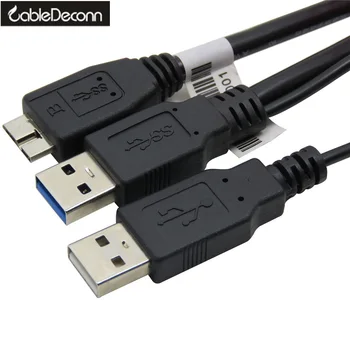 2pcs/lot Two USB3 0 A Male to Micro USB 3 0 B Cable for Mobile HDD With USB cable
2pcs/lot Two USB3 0 A Male to Micro USB 3 0 B Cable for Mobile HDD With USB cable