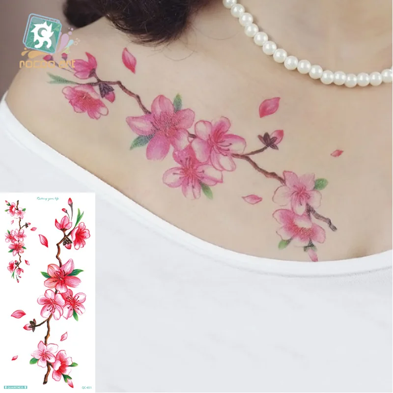 Rocooart QC651 20X10cm Colorful High Solution sexy beauty Plum flower Circle Designer Temporary Flash Tatoos Sticker Taty
Rocooart QC651 20X10cm Colorful High Solution sexy beauty Plum flower Circle Designer Temporary Flash Tatoos Sticker Taty