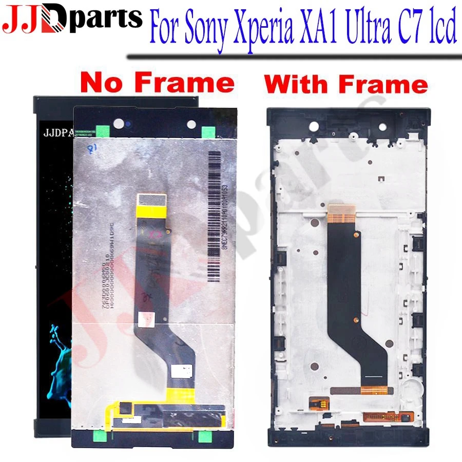 For Sony Xperia XA1 Ultra LCD Display Touch Screen Digitizer Assembly With Frame Replacement 1080P For 6.0" SONY C7 G3221 LCD
For Sony Xperia XA1 Ultra LCD Display Touch Screen Digitizer Assembly With Frame Replacement 1080P For 6.0" SONY C7 G3221 LCD