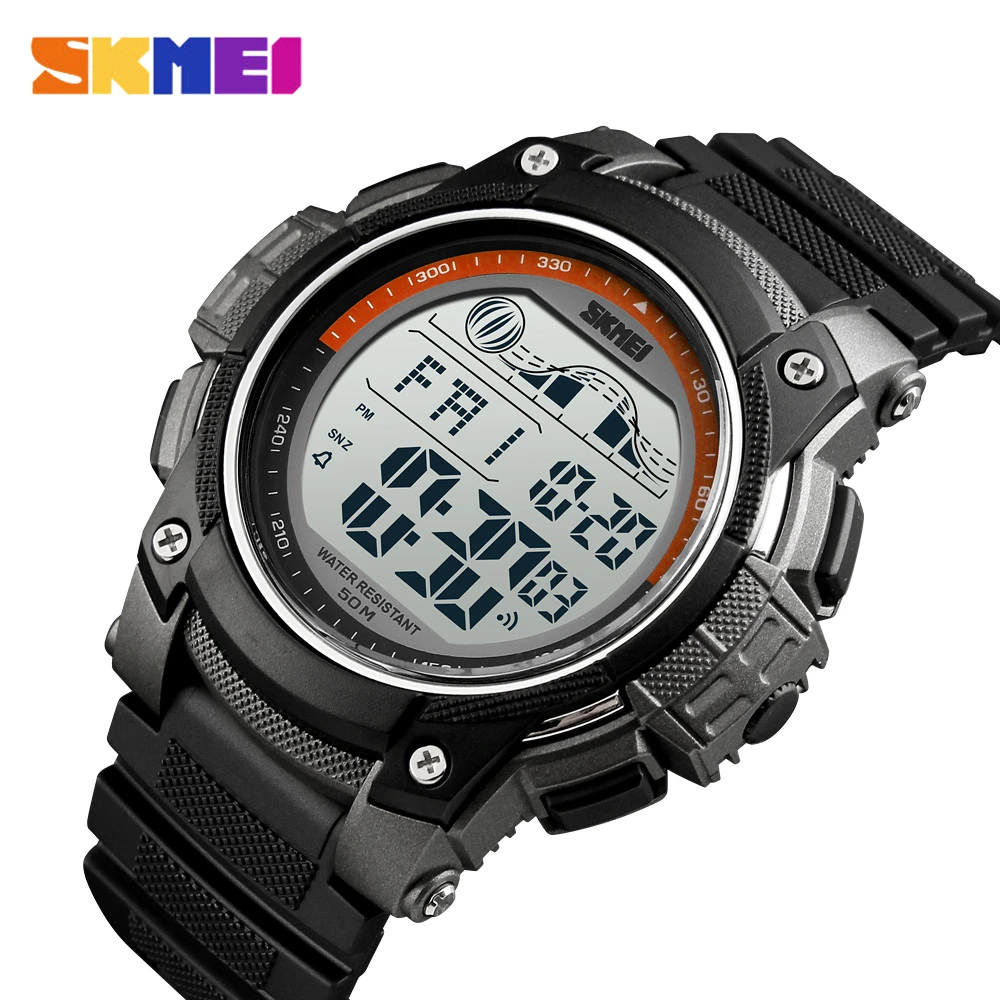 SKMEI Outdoor Sport Watch Men 5Bar Waterproof LED Display Wristwatches Alarm Clock Chrono Digital Watch Relogio Masculino 1372
SKMEI Outdoor Sport Watch Men 5Bar Waterproof LED Display Wristwatches Alarm Clock Chrono Digital Watch Relogio Masculino 1372