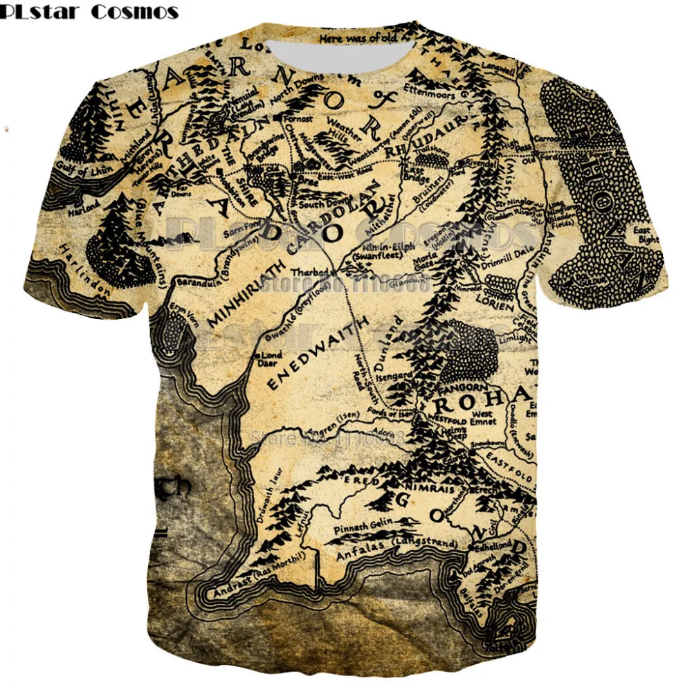Cool 3D T Shirt Men women newest Fashion The Lord of the Rings Map Printed O Neck T-shirt Brand Slim Fit Elastic casual tee 7XL
Cool 3D T Shirt Men women newest Fashion The Lord of the Rings Map Printed O Neck T-shirt Brand Slim Fit Elastic casual tee 7XL