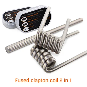 Original Vape coil Geekvape Fused Clapton Coil 2 in 1 RDA RTA Atomizer Tank DIY Coil Electronic Cigarette Accessory 8pcs/pack
Original Vape coil Geekvape Fused Clapton Coil 2 in 1 RDA RTA Atomizer Tank DIY Coil Electronic Cigarette Accessory 8pcs/pack