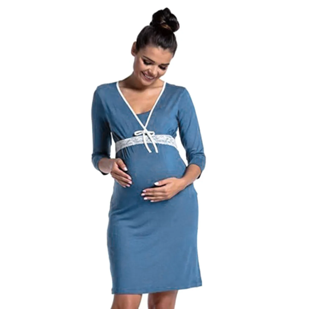 SAGACE Maternity Clothings Five-point sleeve breastfeeding maternity dresses Women's Clothing Nursing dropshipping 19Apl13
SAGACE Maternity Clothings Five-point sleeve breastfeeding maternity dresses Women's Clothing Nursing dropshipping 19Apl13