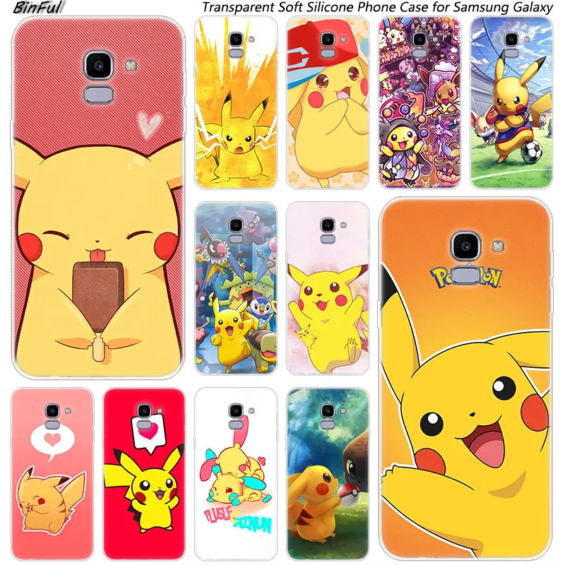 Cute Cartoon Pikachu Pokemon Silicone Phone Case For Samsung Galaxy J8 J6 J4 2018 J2 Core J5 J6 J7 Prime J3 2016 2017 EU J4 Plus
Cute Cartoon Pikachu Pokemon Silicone Phone Case For Samsung Galaxy J8 J6 J4 2018 J2 Core J5 J6 J7 Prime J3 2016 2017 EU J4 Plus