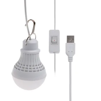 Smart USB Rechargeable Led Emergency Light Button Switch 5V 5W LED Bulb Camping Home Night Lamp White Color
Smart USB Rechargeable Led Emergency Light Button Switch 5V 5W LED Bulb Camping Home Night Lamp White Color