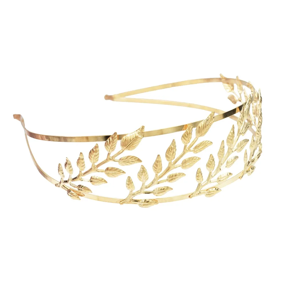 Greek Gold Leaves Forehead Hair Jewelry Baroque Wedding Crown Bride Headpiece Hairband Hair Accessories Bridal Crowns Tiaras
Greek Gold Leaves Forehead Hair Jewelry Baroque Wedding Crown Bride Headpiece Hairband Hair Accessories Bridal Crowns Tiaras
