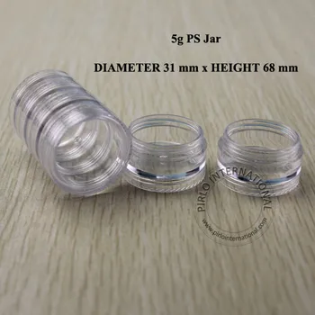 30pcs 5*5g Plastic Cream Jar Cosmetic Packaging Bottle/Jars Containers For Eyeshadow, Makeup Sub-bottling Nail Art Tools
30pcs 5*5g Plastic Cream Jar Cosmetic Packaging Bottle/Jars Containers For Eyeshadow, Makeup Sub-bottling Nail Art Tools