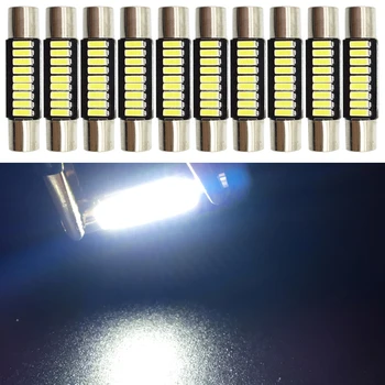 10Pcs/Lot 29MM C5W Super White 4014 9 SMD LED 12V Car Festoon Dome Head Light LED Bulbs Auto Licence Plate Reading Led Lights
10Pcs/Lot 29MM C5W Super White 4014 9 SMD LED 12V Car Festoon Dome Head Light LED Bulbs Auto Licence Plate Reading Led Lights