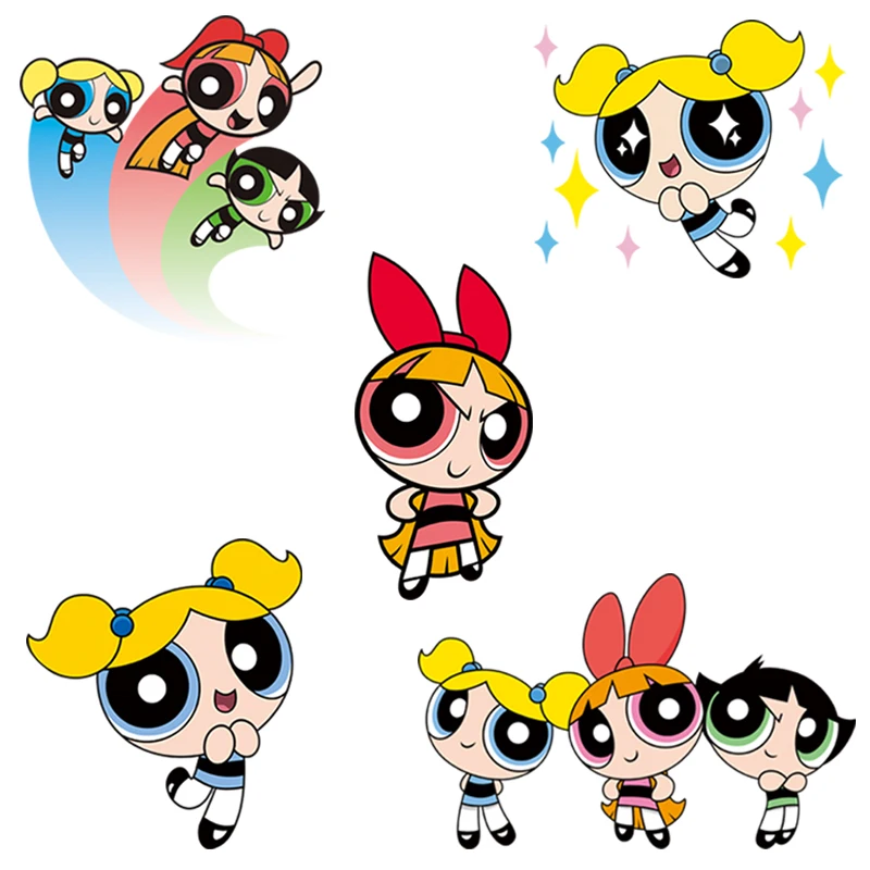 The Powerpuff Girls patch heat-sensitive ironing printing for clothing iron on patches application of one stickers tops applique
The Powerpuff Girls patch heat-sensitive ironing printing for clothing iron on patches application of one stickers tops applique