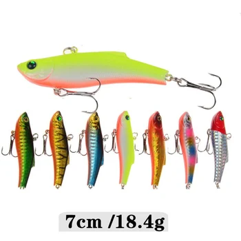 1 PCS 7cm/18.4g Sinking VIB Fishing Lures Artificial Bait Vibration Winter ice Full Swimming Layers Tough Bait low Frequencies
1 PCS 7cm/18.4g Sinking VIB Fishing Lures Artificial Bait Vibration Winter ice Full Swimming Layers Tough Bait low Frequencies