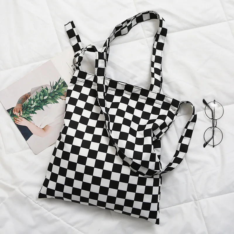 Korea Harajuku New Casual Fashion Plaid Fun Canvas Ulzzang Shoulder Bag Chess Couple Lovers Hip Hop Ins Crossbody Bag
Korea Harajuku New Casual Fashion Plaid Fun Canvas Ulzzang Shoulder Bag Chess Couple Lovers Hip Hop Ins Crossbody Bag