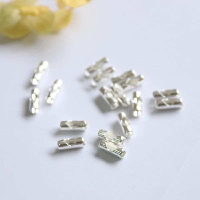 " Fake One Penalty Ten " 3*8MM (Fit 2.0-2.5MM Ball Chain) 38Pcs/5G 925 Sterling Silver Jewelry Connectors Findings
" Fake One Penalty Ten " 3*8MM (Fit 2.0-2.5MM Ball Chain) 38Pcs/5G 925 Sterling Silver Jewelry Connectors Findings