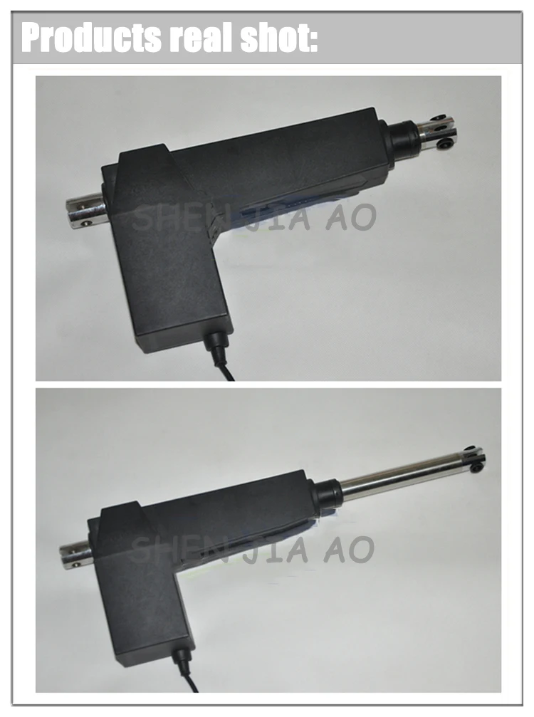 Description Picture 3 of itemLinear electric push rod 200mm stroke lift shaft door open mechanical machine 8000N thrust electric putter 12/24V 70W 1PC