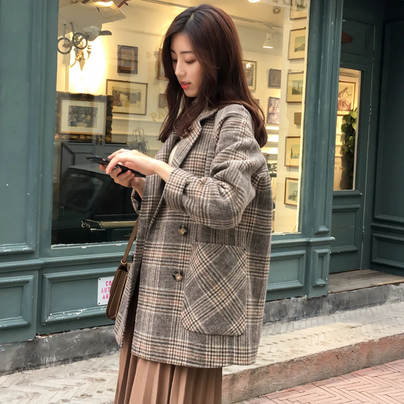 KMETRAM Woolen Coat Female Jacket Woman Spring 2019 Streetwear Korean Coats and Jackets Women Outwear Chaqueta Mujer MY2689
KMETRAM Woolen Coat Female Jacket Woman Spring 2019 Streetwear Korean Coats and Jackets Women Outwear Chaqueta Mujer MY2689