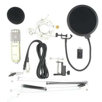 BM 800 Studio Vocal Rrecording Condenser Microphone Kits Bundle Mikrofon for Computer Microfone for Audio Vocal Record
BM 800 Studio Vocal Rrecording Condenser Microphone Kits Bundle Mikrofon for Computer Microfone for Audio Vocal Record
