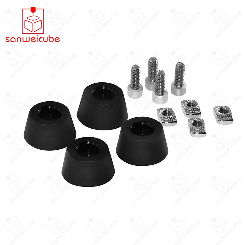 4 Sets Anti-vibration Rubber Landing Mat Feet For 2020 Aluminum Profile Antivibration Feet With T Sliding Nut
4 Sets Anti-vibration Rubber Landing Mat Feet For 2020 Aluminum Profile Antivibration Feet With T Sliding Nut