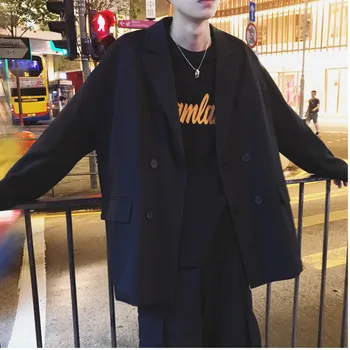 Men's business casual suit suit 2019 autumn and winter loose wild suit jacket youth personality fashion trend men's clothing
Men's business casual suit suit 2019 autumn and winter loose wild suit jacket youth personality fashion trend men's clothing
