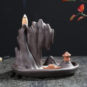 Buddha statues Ceramic Backflowing incense burner home decor incensory ornament incense lore tower incense line
Buddha statues Ceramic Backflowing incense burner home decor incensory ornament incense lore tower incense line