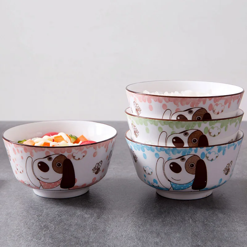 1pc Cute Cartoon Ceramic Bowl Household Rice Bowl Japanese Style Tableware Soup Bowl Small Bowl
1pc Cute Cartoon Ceramic Bowl Household Rice Bowl Japanese Style Tableware Soup Bowl Small Bowl