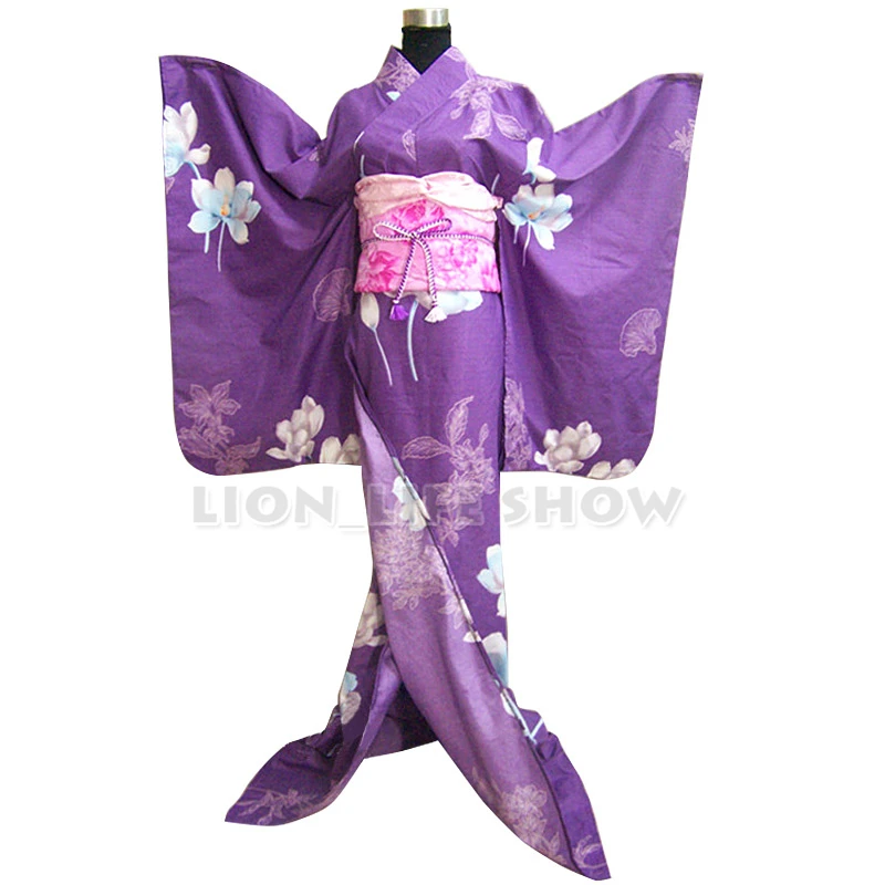Women Japanese Kimono Traditional Floral Furisode Long Kimono Cosplay Dress Costume outfit
Women Japanese Kimono Traditional Floral Furisode Long Kimono Cosplay Dress Costume outfit