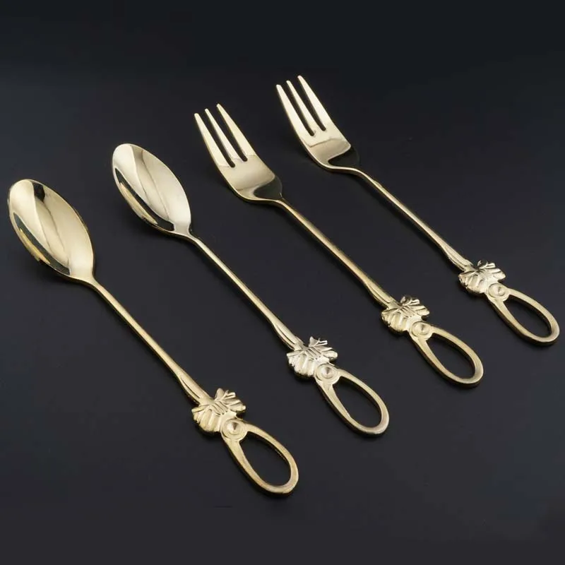 BalleenShiny Coffee Desert Spoon Smooth Flatware Tableware Stainless Steel Butterfly Gold Tone Long Handle Forks Spoon Cake tool
BalleenShiny Coffee Desert Spoon Smooth Flatware Tableware Stainless Steel Butterfly Gold Tone Long Handle Forks Spoon Cake tool